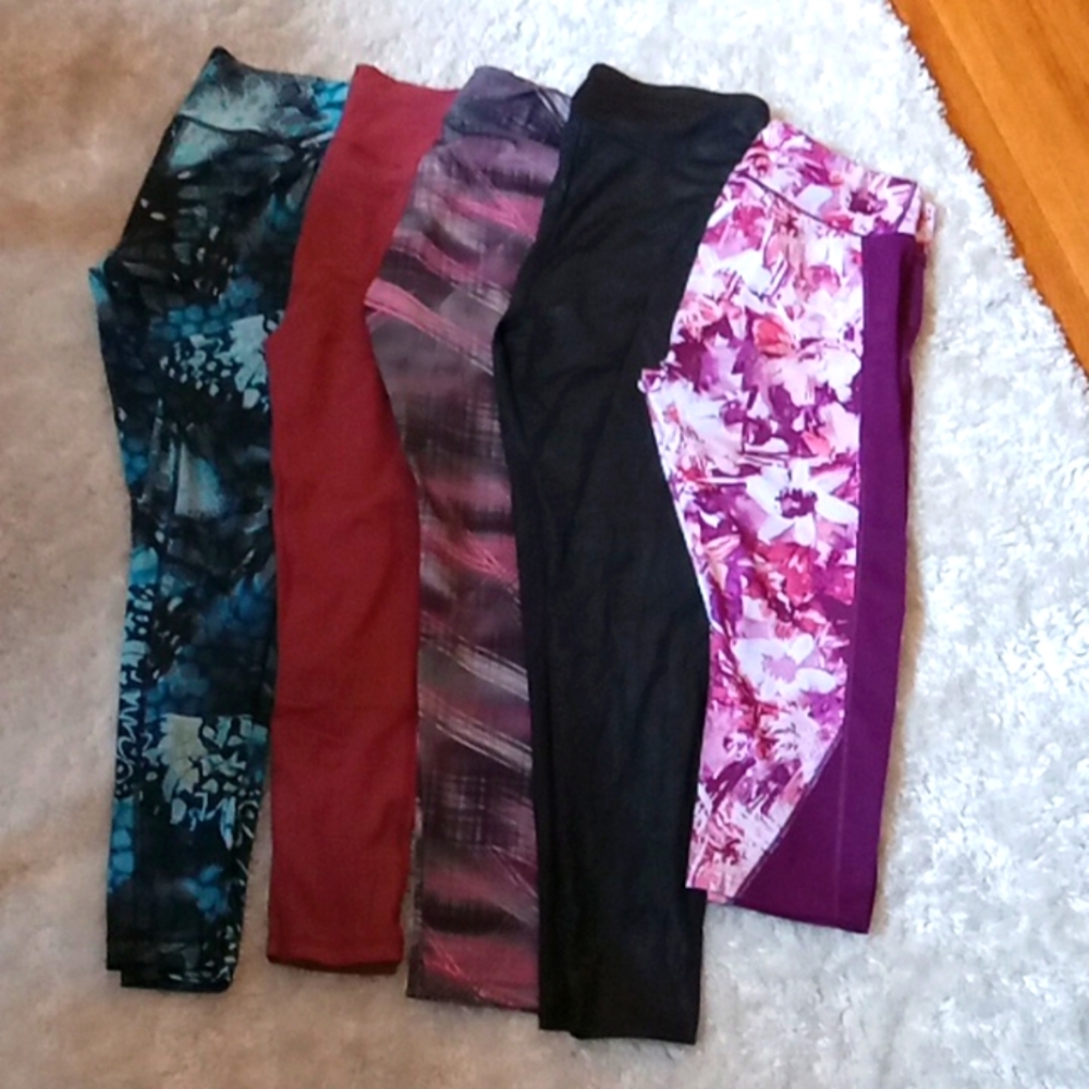 Lot of Women's Leggings for Running, Workouts, Size L